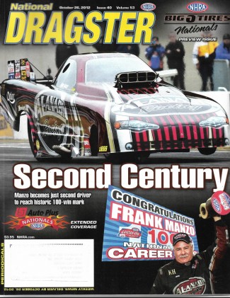 NATIONAL DRAGSTER 2012 OCT 26 -